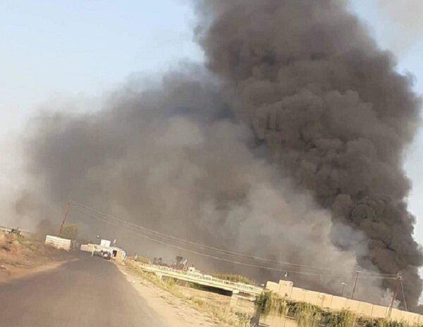 انفجار در زاغه مهمات حشد شعبی در استان صلاح الدین عراق