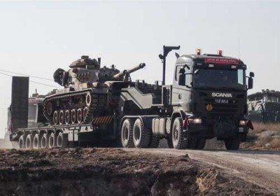 تجهیزات جدید نظامی ترکیه وارد مرزهای سوریه شد