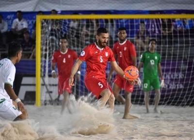 بازیکن تیم ملی فوتبال ساحلی ایران بازی های ساحلی را از دست داد